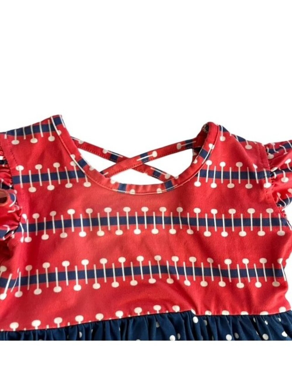 Oopsie Daisy Toddler Girls Floral and Polka Dot Dress Size 3T - Picture 2 of 6